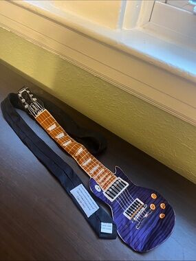 Les Paul Vintage Gibson Purple Electric Guitar Rare Tie